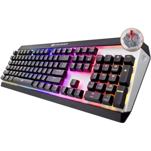  Cougar gaming Cougar Attack X3 RGB Mechanical gaming Keyboard, Cherry MX Red Switches