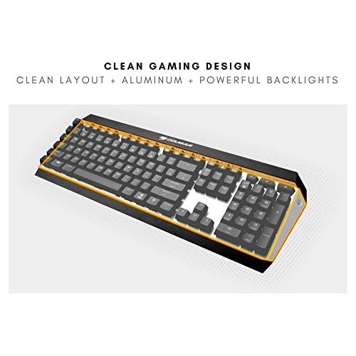  Cougar gaming Cougar ?Wired USB Mechanical gaming Keyboard with Cherry MX Red (AttackX3-1IS)