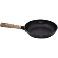 Country Kitchen Cookware Forged Aluminum Frying Pan, 8 Inches, Non Stick Speckled Skillet, For Gas and Electric Stovetop (Matte Black)