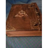 /CountryPinecones Book of Shadows Altar COVENS Book of Shadows Rustic Book of Shadows old spells Witch Book antique style Old book blessing