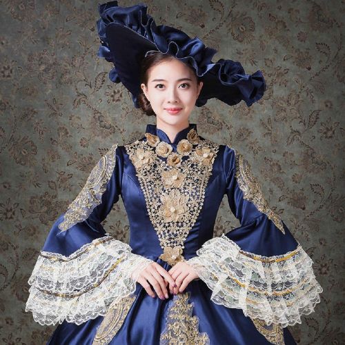  CountryWomen Gothic Marie Antoinette Victorian Ball Gown Renaissance Wench Gothic Princess Dress Ball Gown