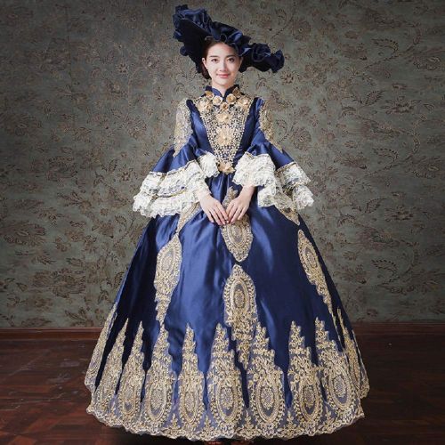  CountryWomen Gothic Marie Antoinette Victorian Ball Gown Renaissance Wench Gothic Princess Dress Ball Gown