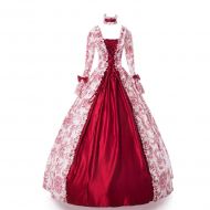 CountryWomen Medieval Renaissance Queen Arwen Christmas Holiday Dress Ball Gown Theatrical Cosplay Clothing