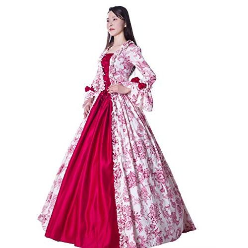  CountryWomen Medieval Renaissance Queen Arwen Christmas Holiday Dress Ball Gown Theatrical Cosplay Clothing
