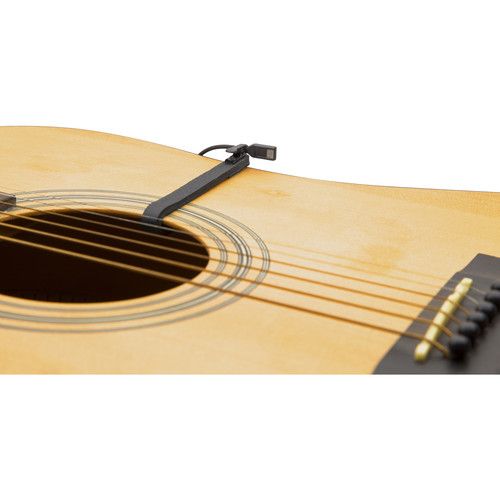  Countryman I2 Acoustic Guitar Microphone Kit with 4-Pin Hirose Connector for Audio Technica ATW-T1801, ATW-T201, ATW-T210, ATW-T210a, ATW-T27, ATW-T31, ATW-T310, ATW-T310b, and ATW-T51 Wireless Transmitters (Black)