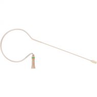 Countryman E6X Omnidirectional Earset Mic, Medium Gain with Detachable 1mm Cable and 6-Pin Hirose Connector for Samson Wireless Transmitters (Light Beige)