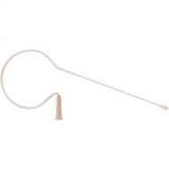 Countryman E6 Omnidirectional Earset Mic, Standard Gain with Detachable 1mm Cable and TA4F Connector for Shure Wireless Transmitters (Light Beige)