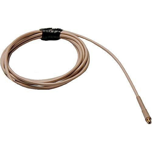  Countryman E6 Omni Earset Mic, Highest Gain, with Detachable 2mm Cable and TA4F Connector for Shure and Beyerdynamic Wireless Transmitters (Tan)