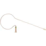 Countryman E6X Omnidirectional Earset Mic, Medium Gain with Detachable 2mm Cable and 6-Pin Hirose Connector for Samson Wireless Transmitters (Light Beige)