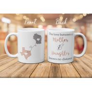 /CountrysideCreation8 Long Distance Mug For Mother, The Love Between A Mother And Daughter Knows No Distance, Moving Mug For Daughter, Christmas Gift For Mom