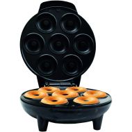 Courant Mini Donut Maker Machine for Holiday, Kid-Friendly, Breakfast or Snack, Desserts & More with Non-stick Surface, Makes 7 Doughnuts, Black