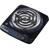 [아마존베스트]Courant by Impecca Courant Electric Burner, Single Buffet Countertop Hotplate, 1000W Portable Cooktop, Black