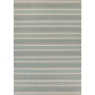 Couristan Monaco Collection Marbella Rug, 3 by 5-Feet, Blue Mist/Ivory