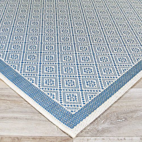  Couristan Monaco Collection Sea Pier Rug, SandAzure, 5 by 8-Feet