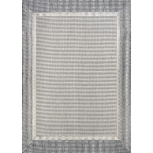  Couristan 55263312 Stria Texture Area Rug, 76 x 109, Champagne-Grey