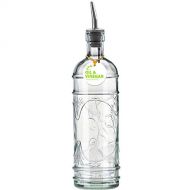 Couronne Company B6541P00 Glass Oil Bottle, 16.1 oz, Clear