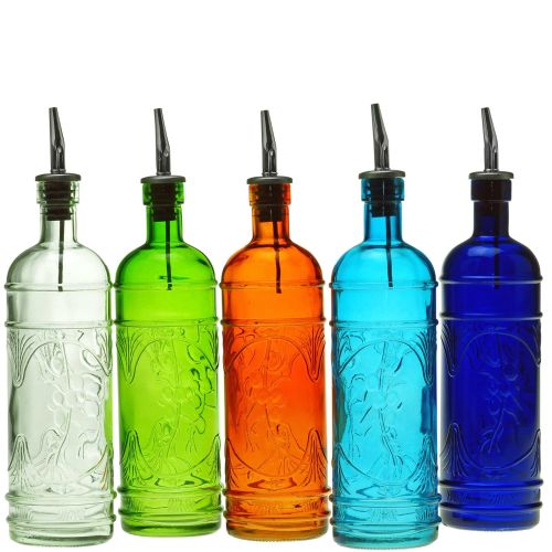  Couronne Company B6541P00 Glass Oil Bottle, 16.1 oz, Clear