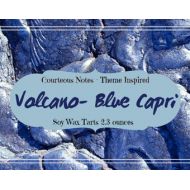 CourteousNotes Volcano 6 Total Bars, Capri Blue Type-Scented Soy Wax Tarts, sugared citrus