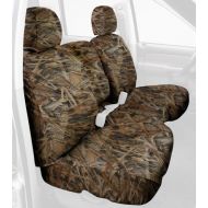 Covercraft Custom-Fit Front Bench SeatSaver Seat Covers - Polyester Fabric, Flooded Timber