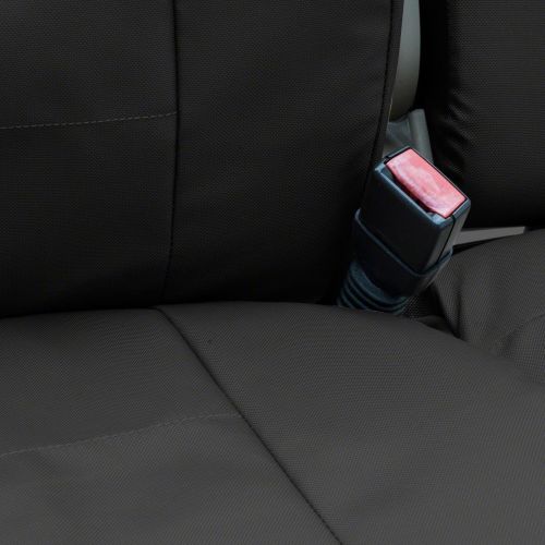  Coverking Custom Fit Rear Solid Bench Seat Cover for Select Ford Expedition Models - Ballistic (Black)