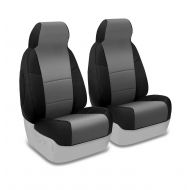 Coverking Custom Fit Seat Cover for Select Nissan Frontier Models - Spacer Mesh (Gray with Black Sides)