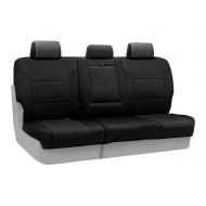 Coverking Custom Fit Rear 60/40 Bench Seat Cover for Select Honda CR-V Models - Neosupreme Solid (Black)