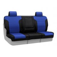 Coverking Custom Fit Center 40/20/40 Seat Cover for Select Jeep Commander Models - Neosupreme (Blue with Black Sides)