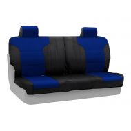 Coverking Custom Fit Front Split Bench Seat Cover for Select Ford F-150 Models - Spacermesh (Blue)