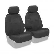 Coverking Custom Fit Front 50/50 Bucket Seat Cover for Select Ford Transit Connect Models - Ballistic (Charcoal)