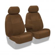 Coverking Custom Fit Front 50/50 Bucket Seat Cover for Select Ford Transit Connect Models - Ballistic (Tan)
