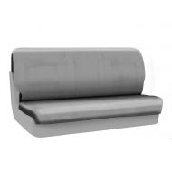 Coverking Custom Fit Front Solid Bench Seat Cover for Select Ford F-Series Models - Ballistic (Light Gray)