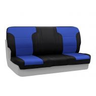 Coverking Custom Fit Front Bench Seat Cover for Select Chevrolet Models - Neosupreme (Blue with Black Sides)