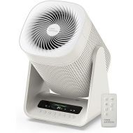 Coway Airmega Aim 2-in-1 True HEPA Air Purifier & Oscillating Fan, Marshmallow Gray