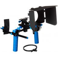 CowboyStudio Camcorder DSLR Shoulder Mount Rig Support 1 Hand & Follow Focus & Matte Box & Top Handle & C Cage for DSLR Canon Nikon Sony