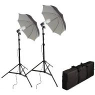 CowboyStudio 800 Watt Photography and Video Soft Umbrella Fluorescent Continuous Lighting Kit