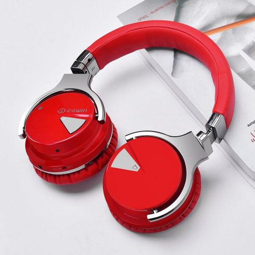  [아마존 핫딜] [아마존핫딜]Cowin COWIN E7 Active Noise Cancelling Bluetooth Headphones with Microphone Deep Bass Wireless Headphones Over Ear, Comfortable Protein Earpads, 30H Playtime for Travel Work TV Computer