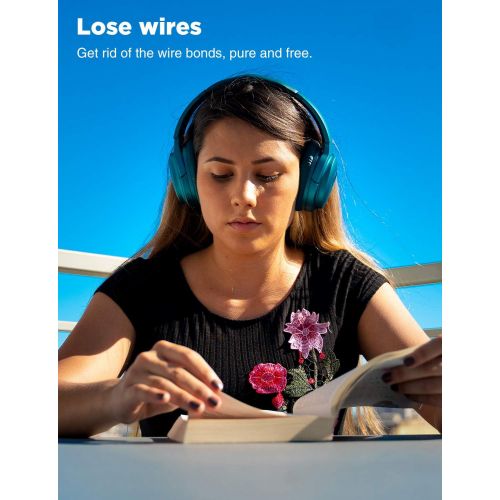  [아마존 핫딜] Cowin COWIN SE7 Active Noise Cancelling Headphones Bluetooth Headphones Wireless Headphones Over Ear with Microphone/Aptx, Comfortable Protein Earpads, 50 Hours Playtime for Travel/Work,