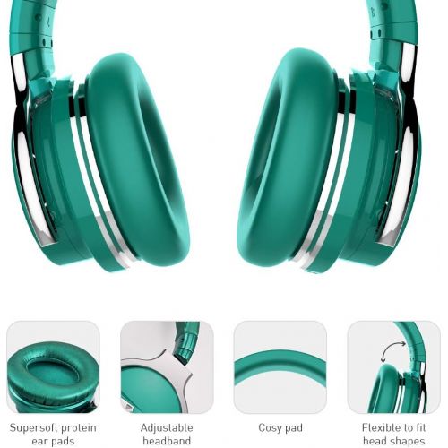  [아마존 핫딜] Cowin COWIN E7 Active Noise Cancelling Headphones Bluetooth Headphones with Mic Deep Bass Wireless Headphones Over Ear, Comfortable Protein Earpads, 30H Playtime for Travel Work TV PC Ce