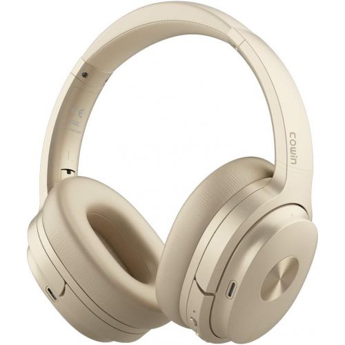  [아마존 핫딜] COWIN SE7 Active Noise Cancelling Headphones Bluetooth Headphones Wireless Headphones Over Ear with Microphone/Aptx, Comfortable Protein Earpads, 50 Hours Playtime for Travel/Work,