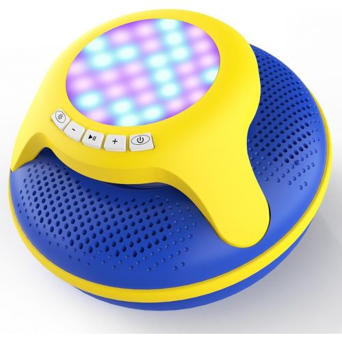  COWIN cowin Swimmer IPX7 Floating Waterproof Bluetooth Speakers Portable Wireless Shower Speaker with 10W Deep Bass and Colorful LED Light for Swimming Pool Party Travel Home