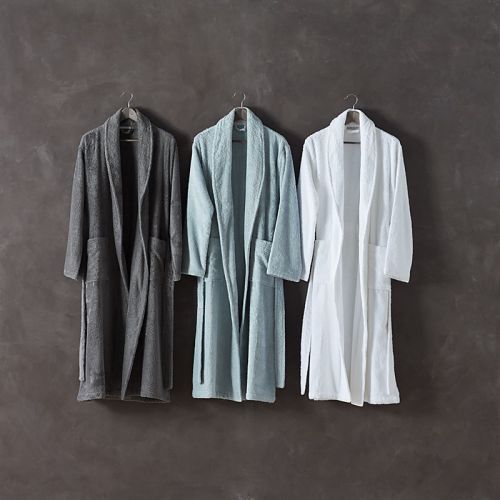  Coyuchi Unisex Cloud Loom Organic Cotton Robe