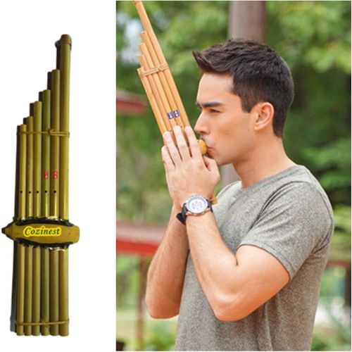  Cozinest Thai Khaen Instrument Bamboo Isan Mouth Organ Musical Traditional Folk Harmonica Kids/Beginner Level 6 Notes