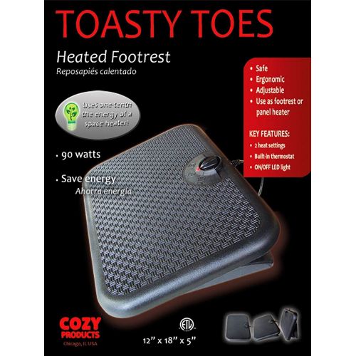  Cozy Products TT Toasty Toes Ergonomic Heated Foot Warmer