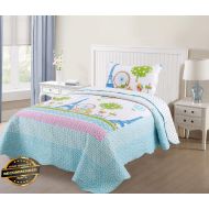 Cozy Werrox 2 Pcs Kids Quilts Bedspread Set Throw Blanket for Teens Girls Bedding Twin Full | Size | Quilt Style QLTR-291265308
