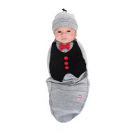 Cozy Cocoon - Baby Cocoon Swaddle and Matching Hat- Big Shot Baby - 3-6 Months