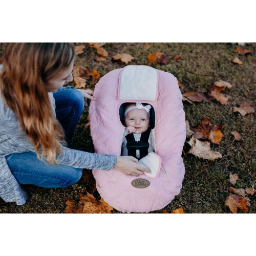  Cozy Cover Infant Car Seat Cover (Pink Quilt) - The Industry Leading Infant Carrier Cover Trusted by Over...