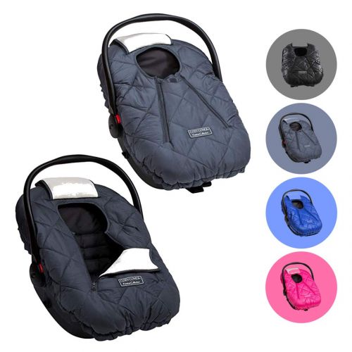  Cozy Cover Premium Infant Car Seat Cover (Charcoal) with Polar Fleece - The Industry Leading Infant Carrier Cover Trusted by Over 5.5 Million Moms for Keeping Your Baby Warm