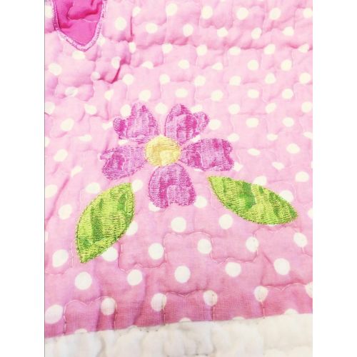  [아마존베스트]Cozy Line Home Fashions Cute Owl Pink Blue Green Birds Print Pattern Bedding Quilt Set, 100% Cotton Reversible Coverlet, Bedspreads (Twin - 2 Piece: 1 Quilt + 1 Standard Sham)