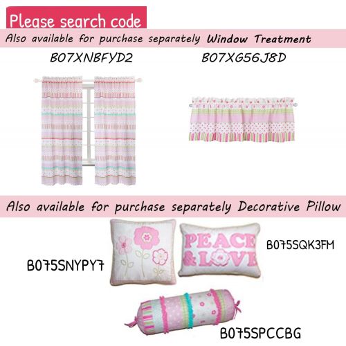  [아마존베스트]Cozy Line Home Fashions Pink Greta Pastel Polka Dot Flower 100% Cotton Reversible Quilt Bedding Set (Twin - 2 Piece)