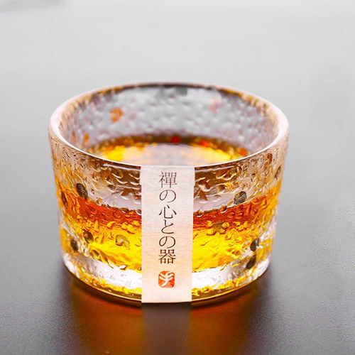  [아마존베스트]CozyHuluu Set of 4 Glass Sake Cups, Japanese sake cup sake set, Japanese Tea cups, soju glass, saki cup set, sake glasses, sake cup, Japan shot glass